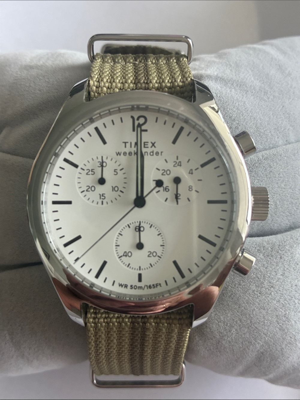 Timex Weekender Men’s Khaki Nylon Strap Watch